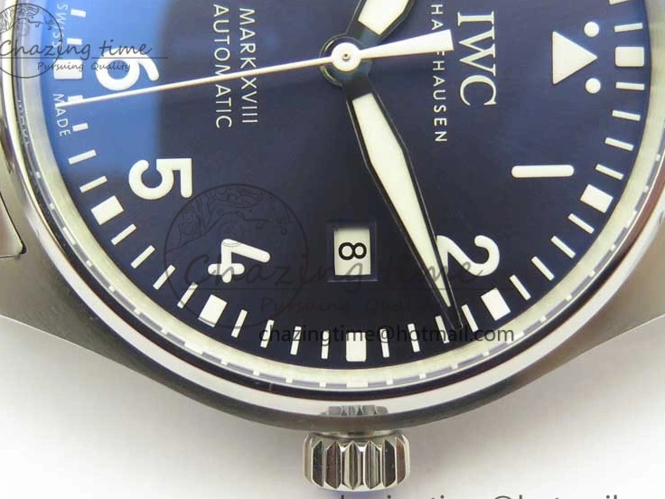 MIROTIME 0505 TimelessDesign Mark XVIII IW327016 Le Petit Prince MKS 1:1 Best Edition Blue Dial On SS Bracelet MIYOTA 9015 V 7206